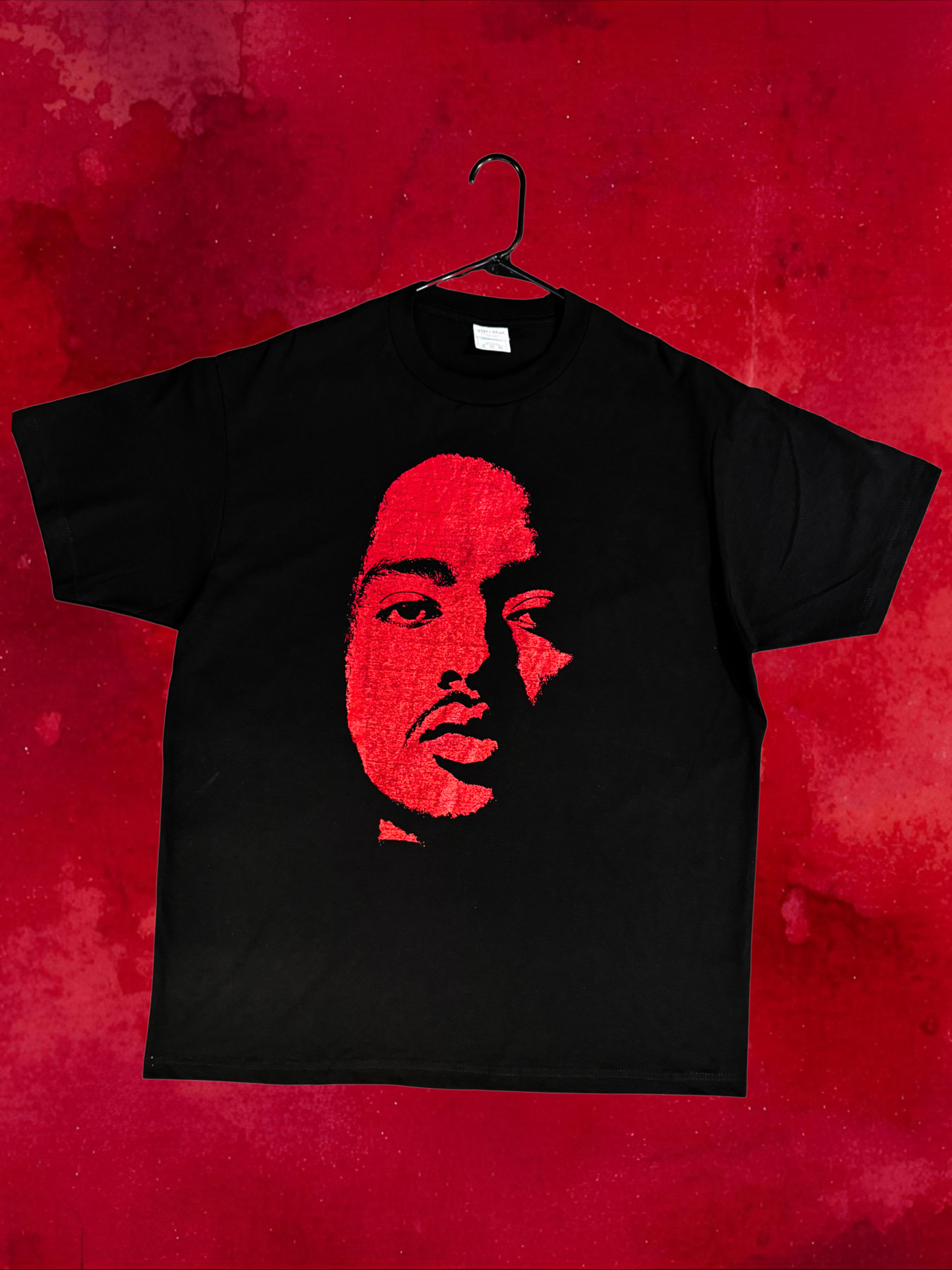 white and black “SKUZII” album cover active tee (traditional fit)